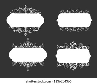 Vector illustration of old style label