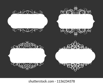 Vector illustration of old style label