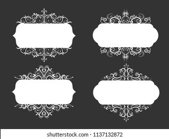Vector illustration of old style label