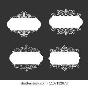 Vector illustration of old style label
