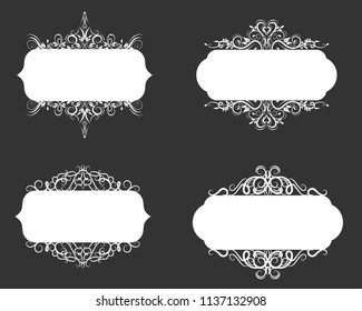 Vector illustration of old style label
