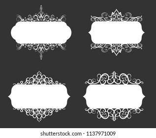 Vector illustration of old style label