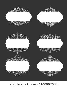 Vector illustration of old style label
