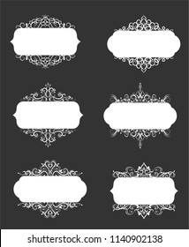 Vector illustration of old style label