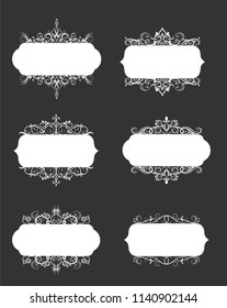 Vector illustration of old style label