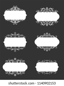 Vector illustration of old style label