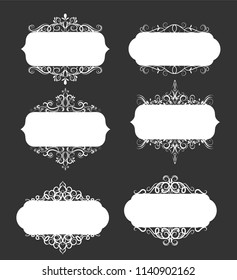 Vector illustration of old style label