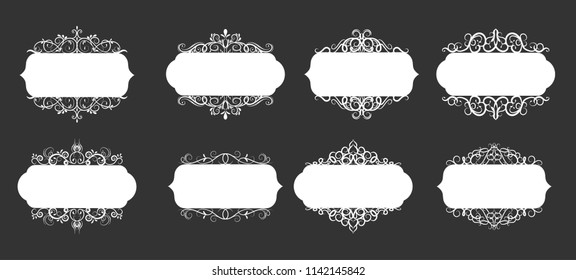 Vector illustration of old style label