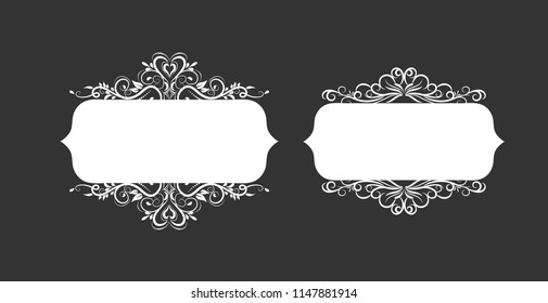 Vector illustration of old style label
