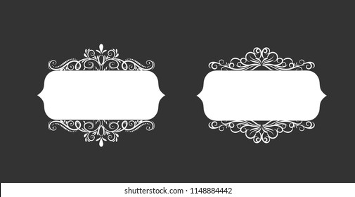 Vector illustration of old style label