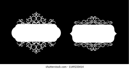 Vector illustration of old style label