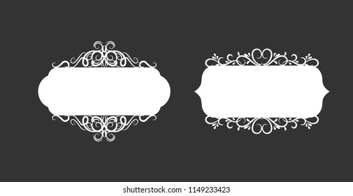 Vector illustration of old style label