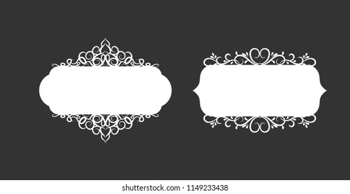 Vector illustration of old style label