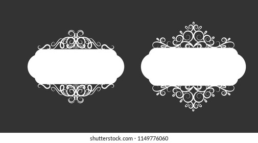 Vector illustration of old style label