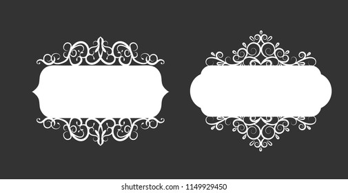 Vector illustration of old style label