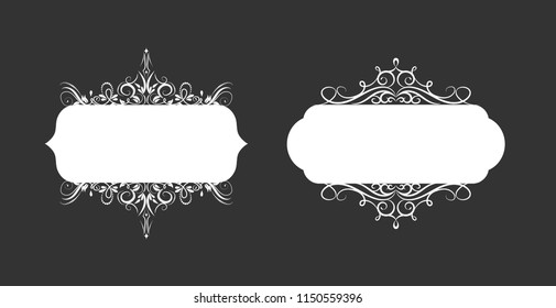 Vector illustration of old style label