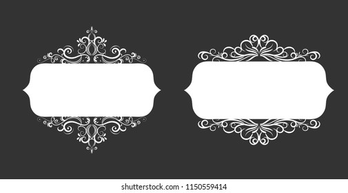 Vector illustration of old style label
