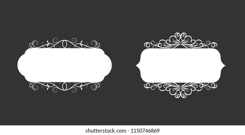 Vector illustration of old style label