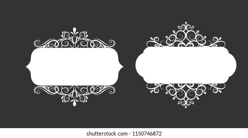 Vector illustration of old style label