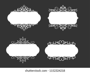 Vector illustration of old style label