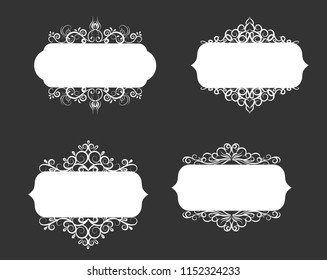 Vector illustration of old style label