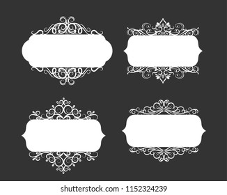 Vector illustration of old style label