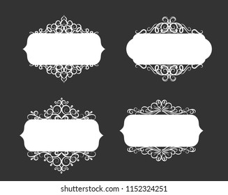 Vector illustration of old style label