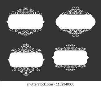 Vector illustration of old style label