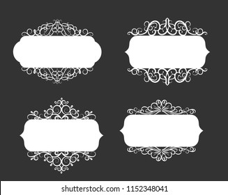 Vector illustration of old style label