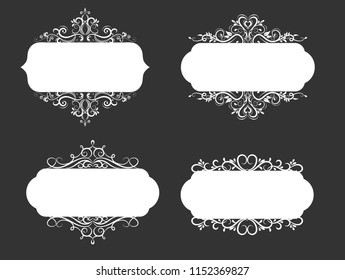 Vector illustration of old style label