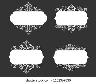 Vector illustration of old style label
