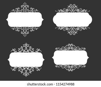 Vector illustration of old style label