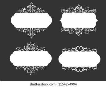Vector illustration of old style label