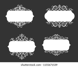Vector illustration of old style label