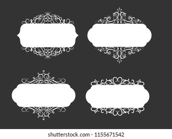 Vector illustration of old style label