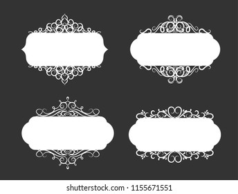 Vector illustration of old style label