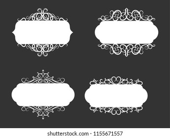 Vector illustration of old style label
