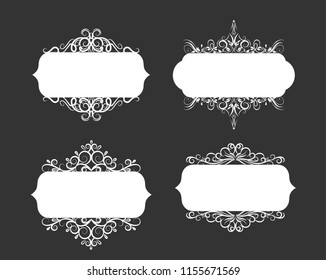 Vector illustration of old style label