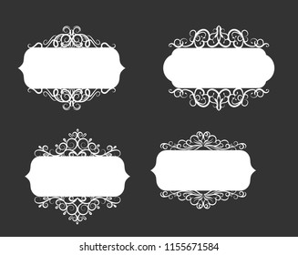 Vector illustration of old style label