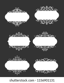 Vector illustration of old style label
