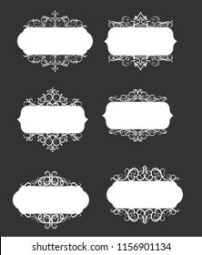 Vector illustration of old style label