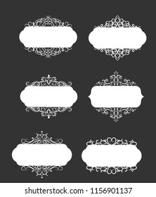 Vector illustration of old style label