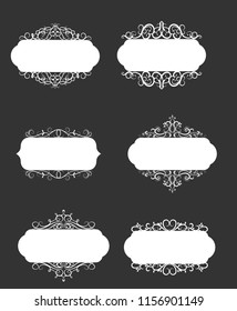Vector illustration of old style label