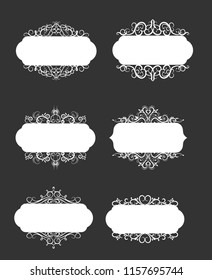 Vector illustration of old style label