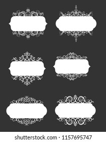 Vector illustration of old style label