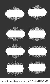 Vector illustration of old style label