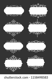 Vector illustration of old style label