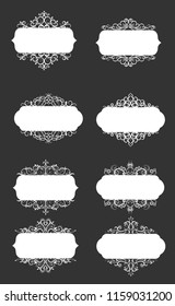 Vector illustration of old style label