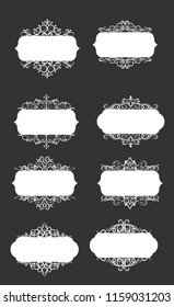 Vector illustration of old style label