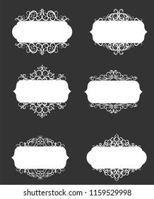 Vector illustration of old style label